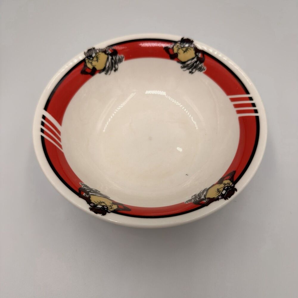 Vintage 2002 Looney Tunes Taz Tasmanian Devil Gibson Cereal Soup Bowl 6.5”
